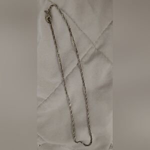 Silver and Gray Quilted Fabric